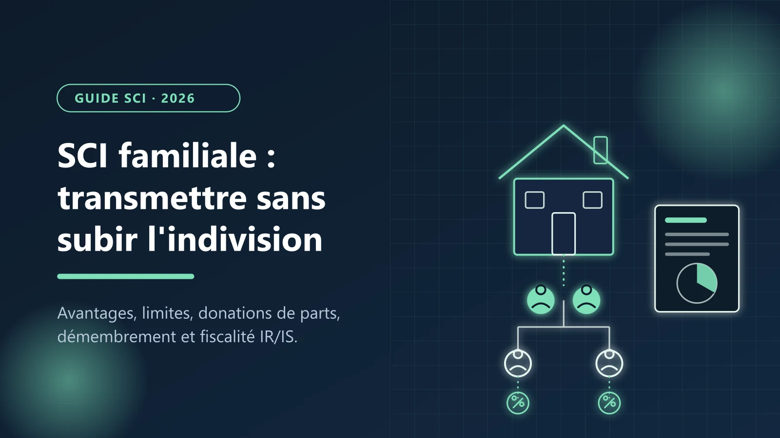 SCI familiale : maison de famille et arbre généalogique de transmission des parts sociales — Le Guichet des Formalités